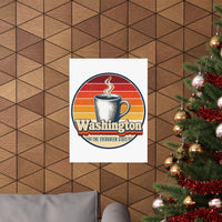 Washington Coffee Cup Poster
