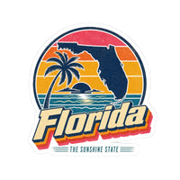 Florida Retro Sunset Sticker