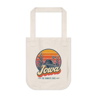 Iowa Retro Sunset Tote Bag