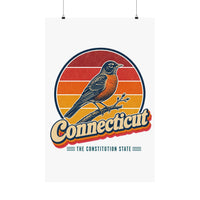 Connecticut American Robin Poster