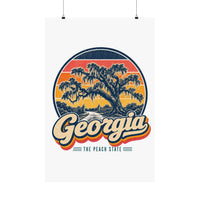 Georgia Savannah Oaks And Spanish Moss Poster
