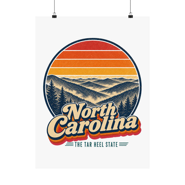 North Carolina Great Smoky Mountains Poster