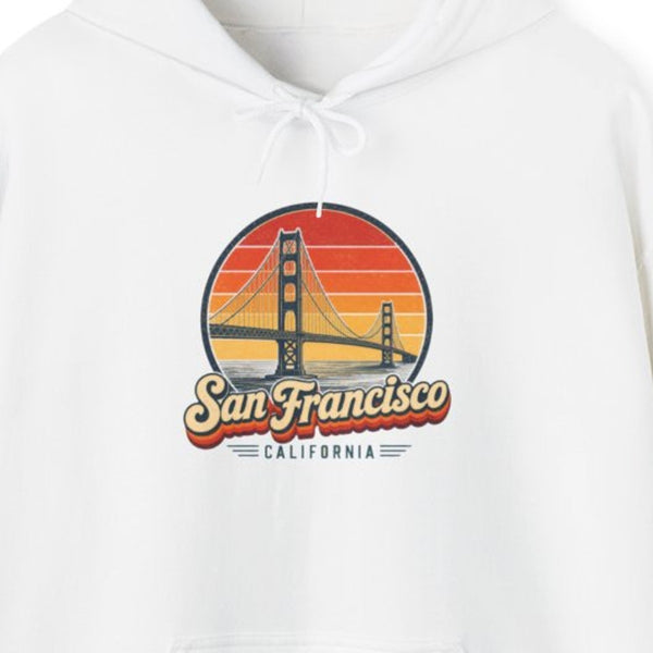 San Francisco Retro Sunset Hoodie