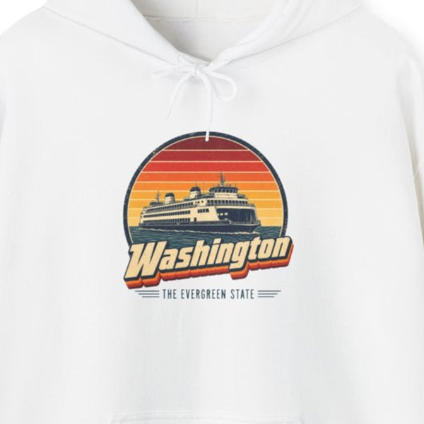 Washington Puget Sound Ferry Hoodie