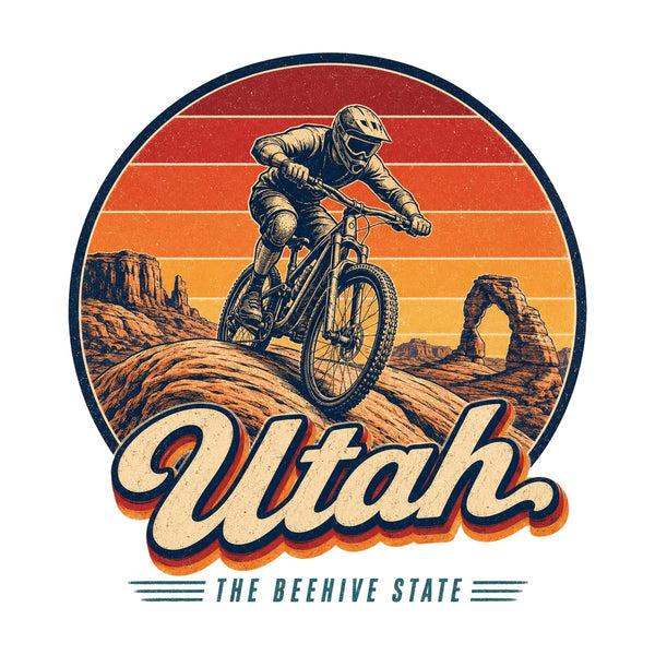 Utah Moab Mountain Biking Tee