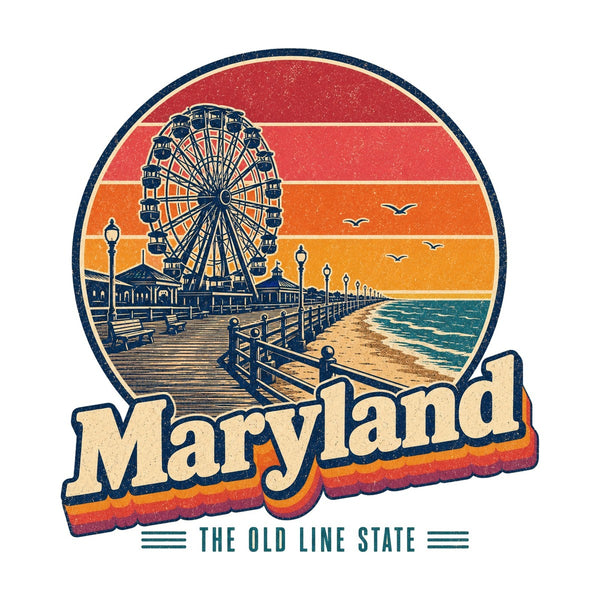 Maryland Ocean City Boardwalk Tee