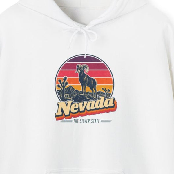 Nevada Retro Sunset Hoodie