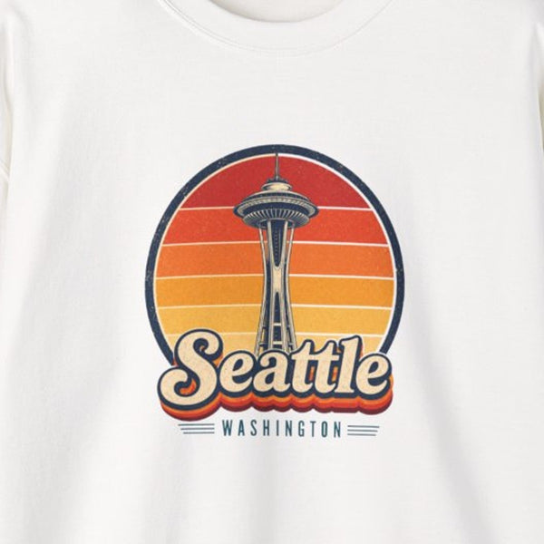 Seattle Retro Sunset Sweatshirt