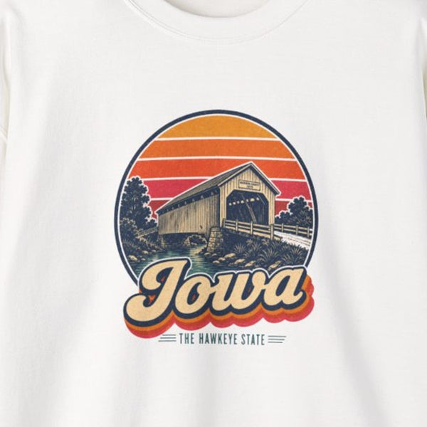 Iowa Madison County Covered Bridge Sweatshirt