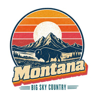 Montana Retro Sunset Tee