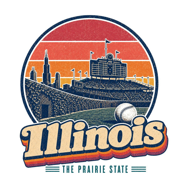 Illinois Classic Chicago Baseball Tee