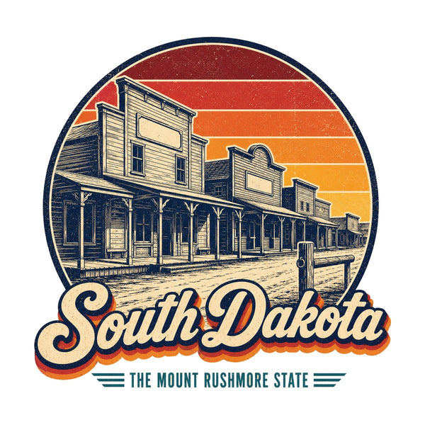 South Dakota Deadwood Old West Tee