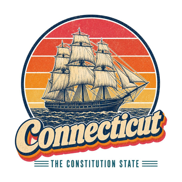 Connecticut Mystic Whaling Ship Tee