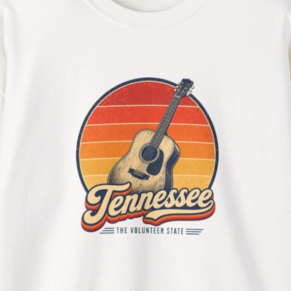 Tennessee Acoustic Guitar Nashville Sweatshirt