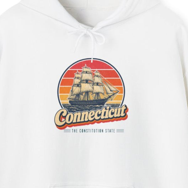 Connecticut Mystic Whaling Ship Hoodie