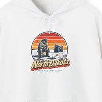 North Dakota Ice Fishing Hoodie