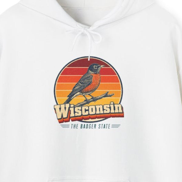 Wisconsin American Robin Hoodie