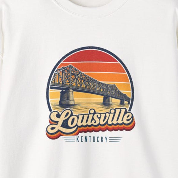 Louisville Retro Sunset Sweatshirt