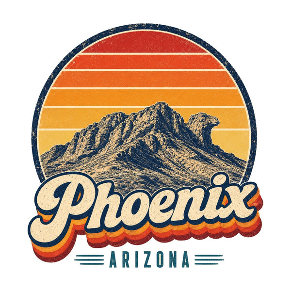 Phoenix Retro Sunset Tee