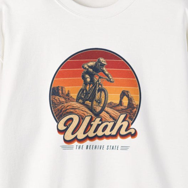 Utah Moab Mountain Biking Sweatshirt