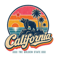 California Retro Sunset Tee