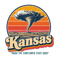 Kansas Tornado On The Plains Tee