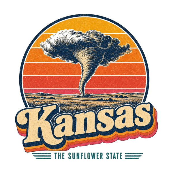 Kansas Tornado On The Plains Tee