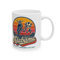 Alabama Retro Sunset Mug