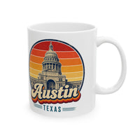 Austin Retro Sunset Mug