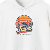 Iowa Retro Sunset Hoodie