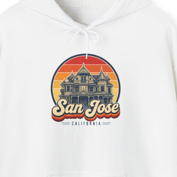 San Jose Retro Sunset Hoodie