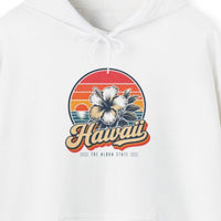 Hawaii Hibiscus Flower Hoodie