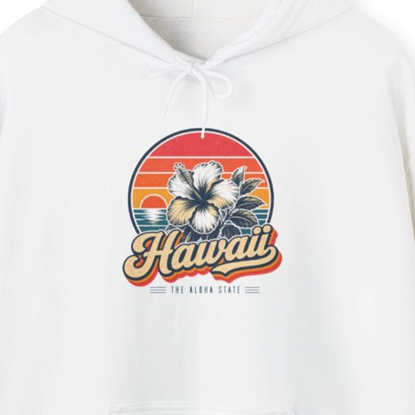 Hawaii Hibiscus Flower Hoodie