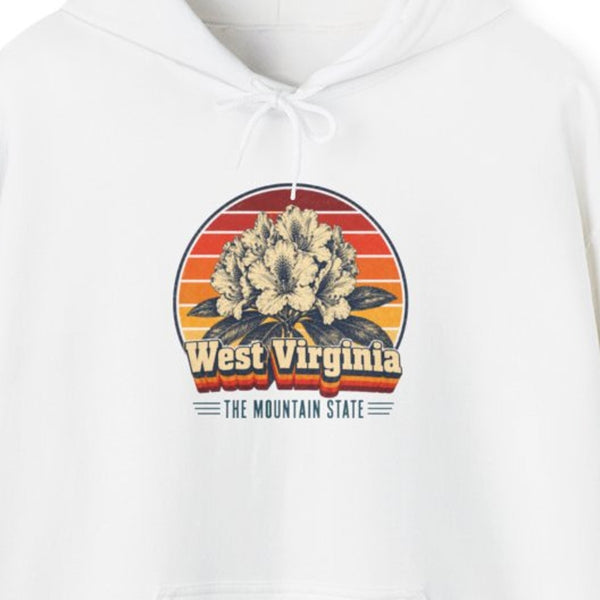 West Virginia Rhododendron Hoodie