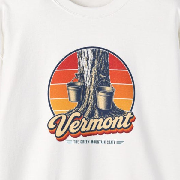 Vermont Maple Syrup Taps Buckets Sweatshirt