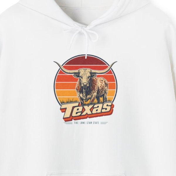 Texas Longhorn Steer Hoodie