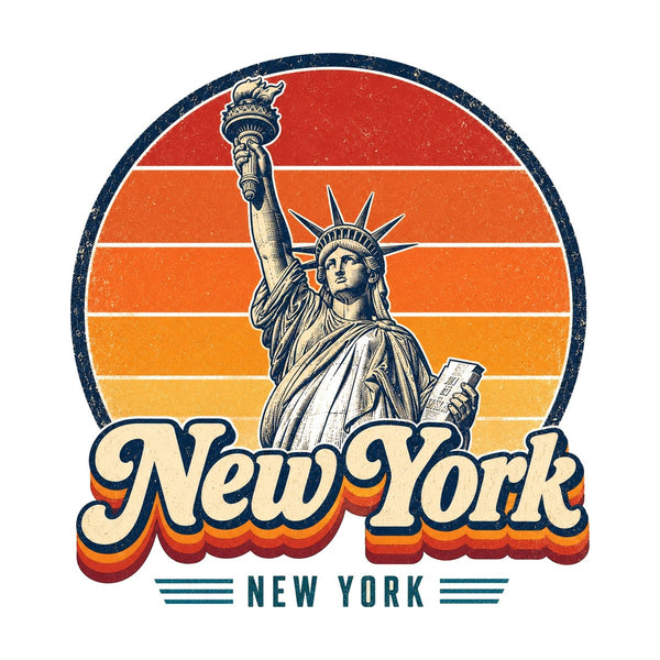 New York City Retro Sunset Tee