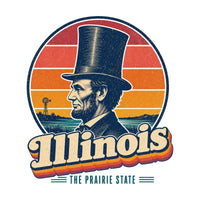 Illinois Lincoln Stovepipe Hat Tee
