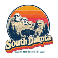 South Dakota Retro Sunset Tee
