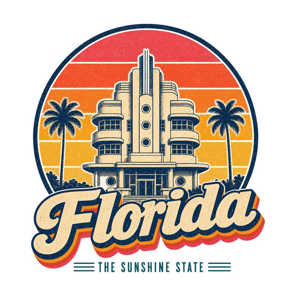 Florida Art Deco Miami Tee