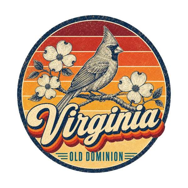 Virginia Cardinal On Dogwood Tee