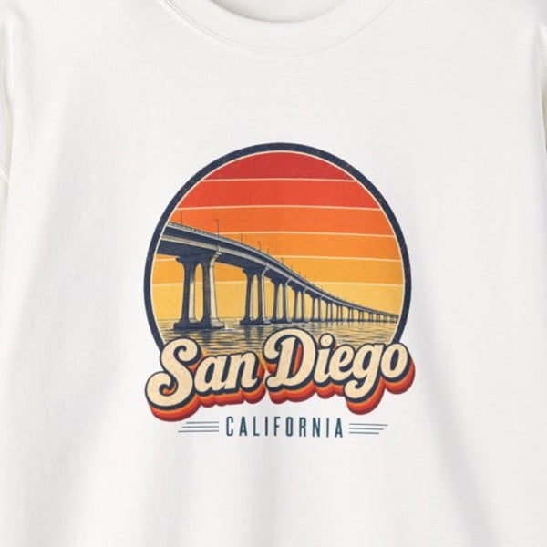 San Diego Retro Sunset Sweatshirt