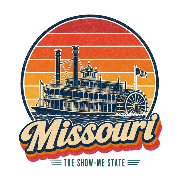 Missouri Riverboat On The Mississippi Tee