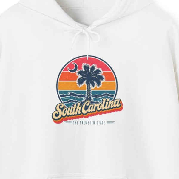 South Carolina Retro Sunset Hoodie