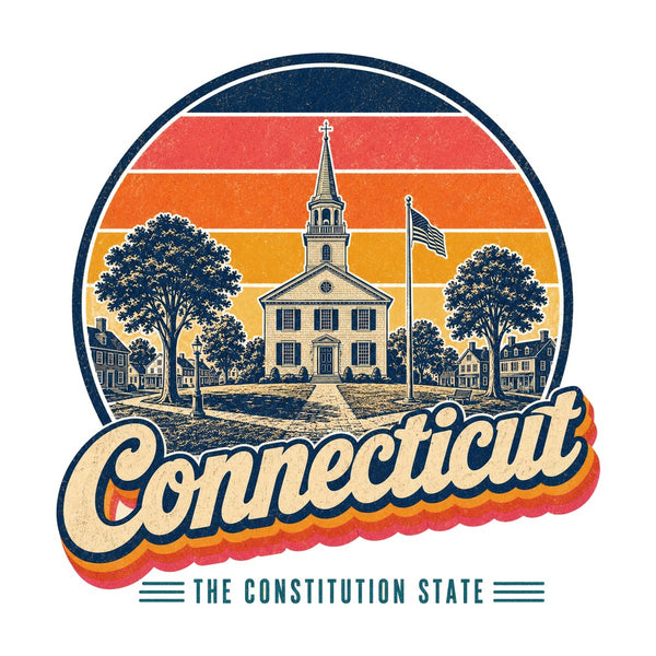 Connecticut Colonial Town Green Tee