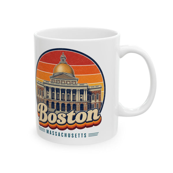 Boston Retro Sunset Mug