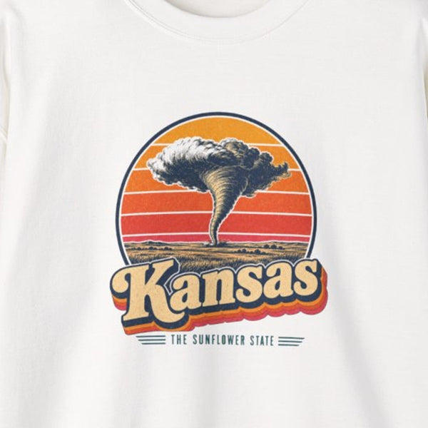 Kansas Tornado On The Plains Sweatshirt