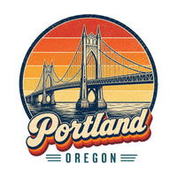 Portland Retro Sunset Tee