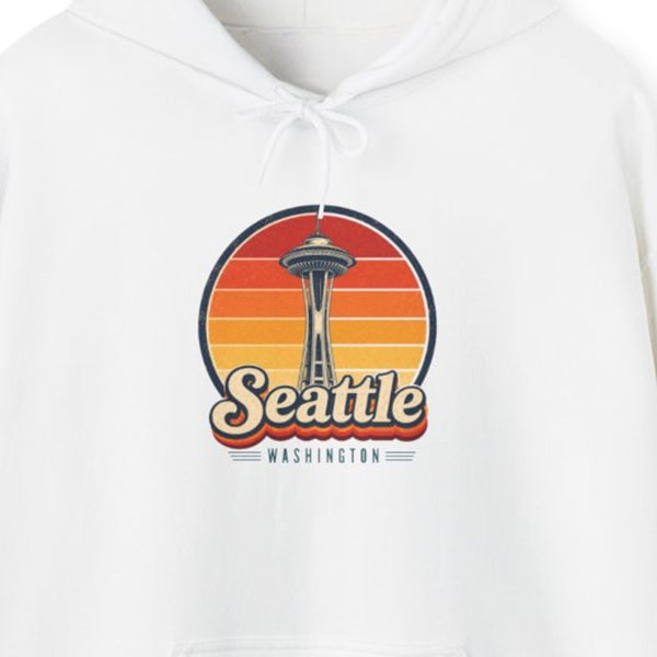 Seattle Retro Sunset Hoodie