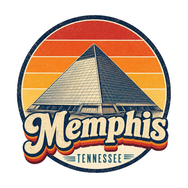 Memphis Retro Sunset Tee